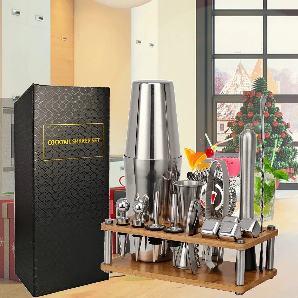 16-Piece Mixology And Craft Cocktail Shaker Set