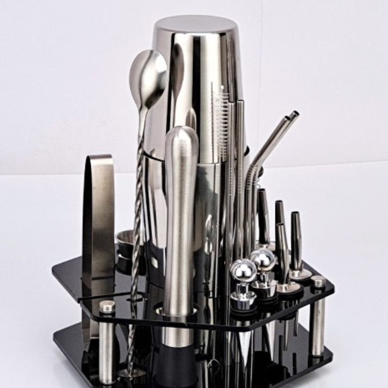 Bartender Kit And Mixology And Craft Cocktail Shaker Set