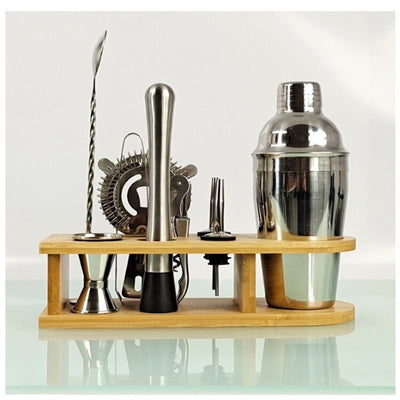10 Pcs Mixology And Craft Cocktail Shaker Set