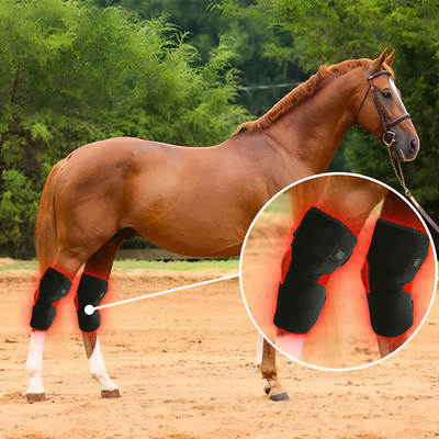 Equine Red Infrared Light Therapy Hock Wrap