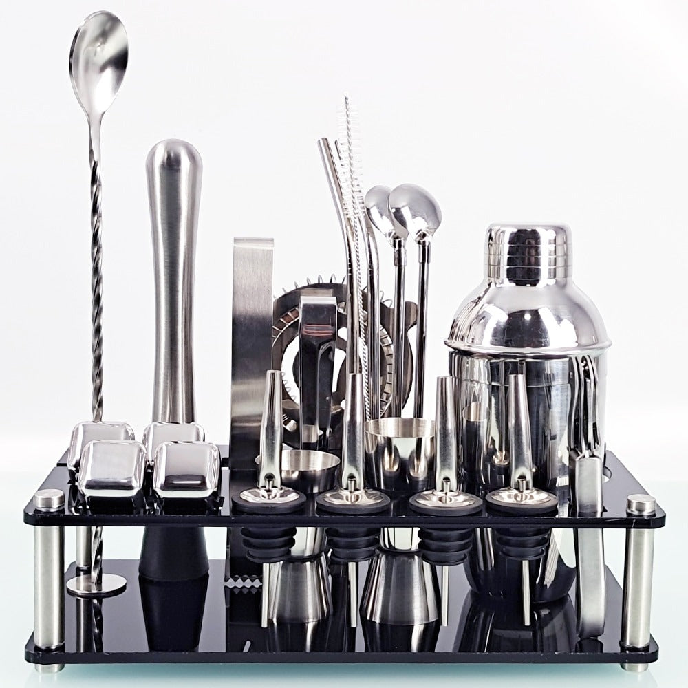 23 Pcs Home Bar Mixology And Craft Cocktail Shaker Set