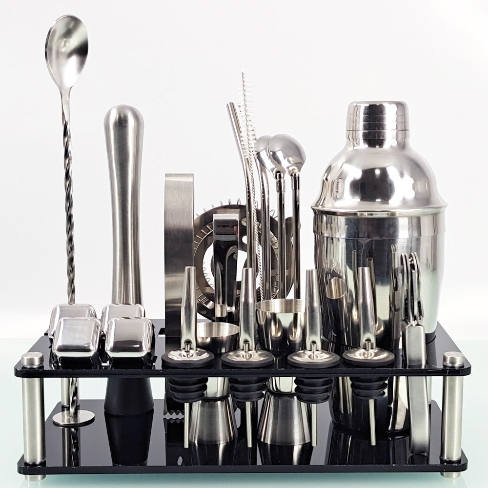 23 Pcs Home Bar Mixology And Craft Cocktail Shaker Set