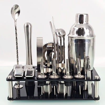 23 Pcs Home Bar Mixology And Craft Cocktail Shaker Set