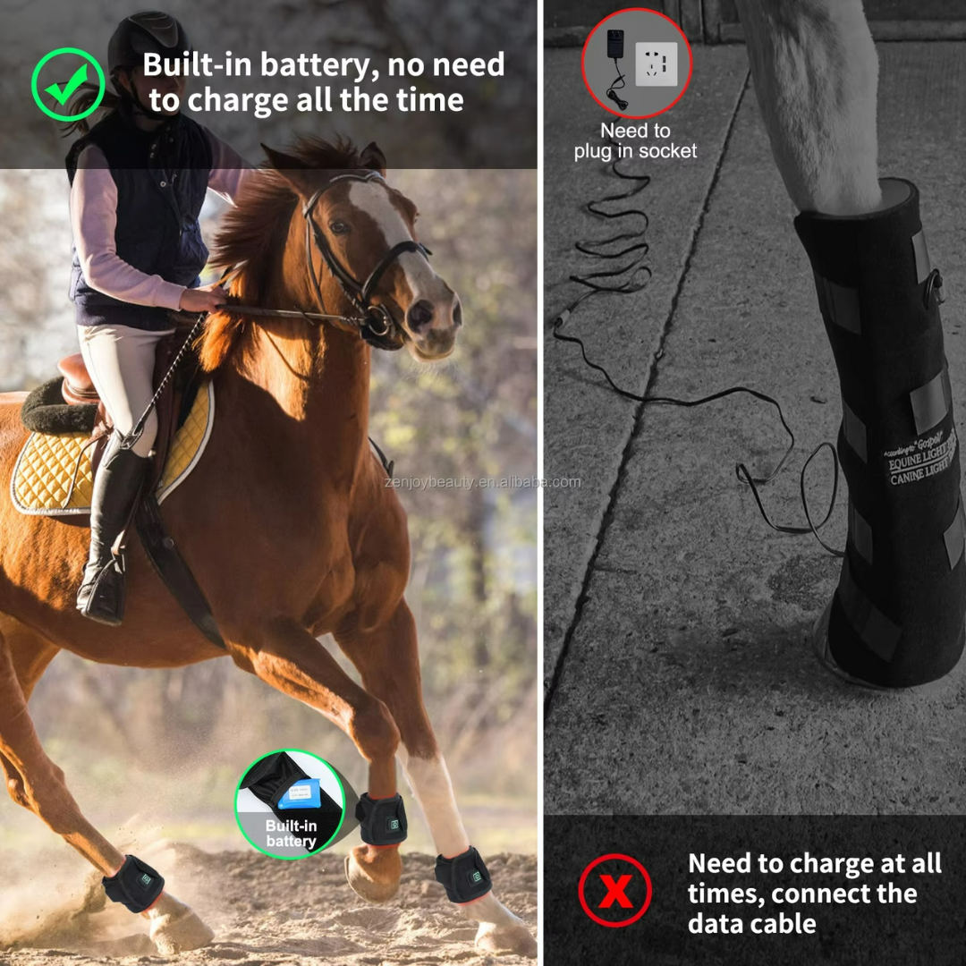 Equine Red Infrared Light Therapy Hoof Wrap