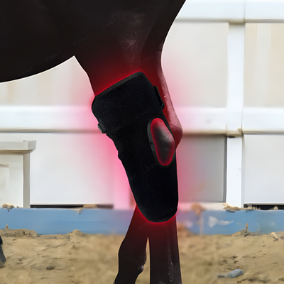 Equine Red Infrared Light Therapy Hock Wrap
