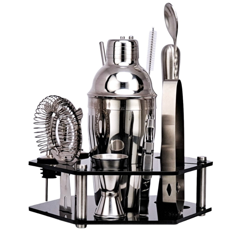 Bartender Kit And Mixology And Craft Cocktail Shaker Set