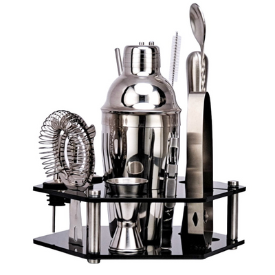 Bartender Kit And Mixology And Craft Cocktail Shaker Set