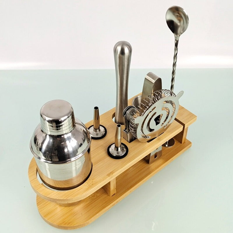 10 Pcs Mixology And Craft Cocktail Shaker Set