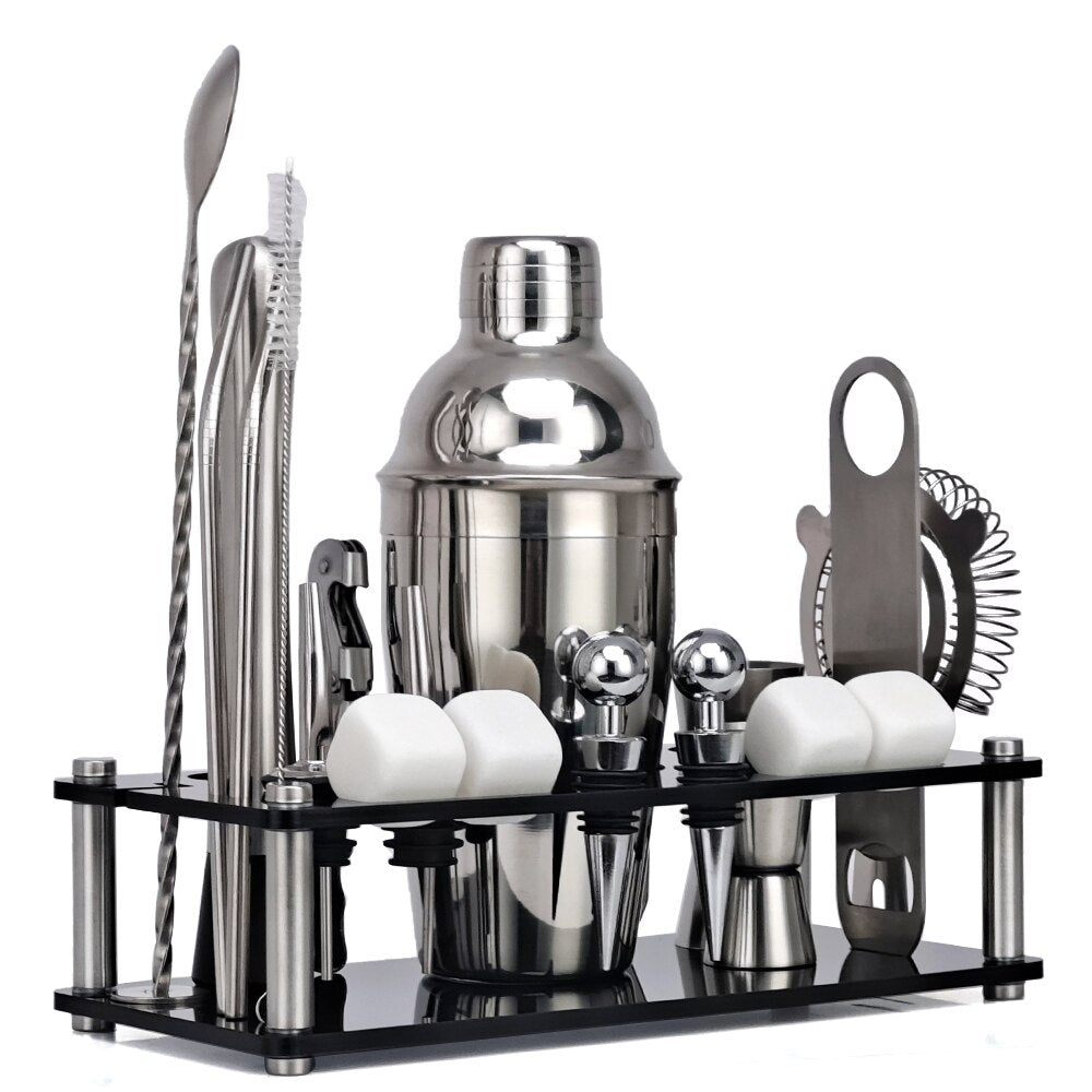 21-Piece Mixology And Craft Cocktail Shaker Set