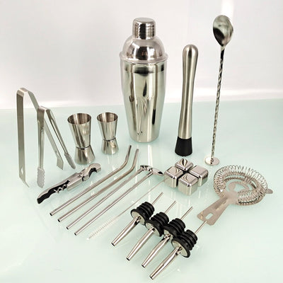 22 Pcs Mixology And Craft Cocktail Shaker Set