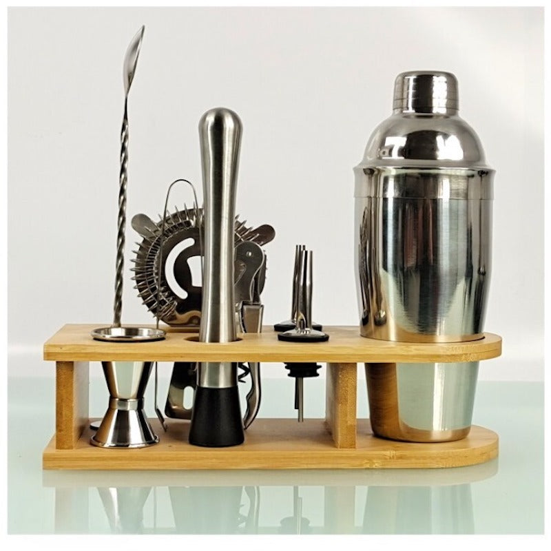 10 Pcs Mixology And Craft Cocktail Shaker Set