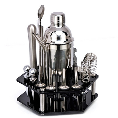 Bartender Kit And Mixology And Craft Cocktail Shaker Set