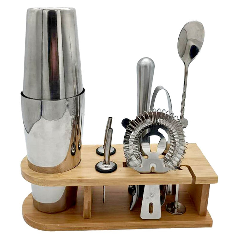 10 Pcs Mixology And Craft Cocktail Shaker Set