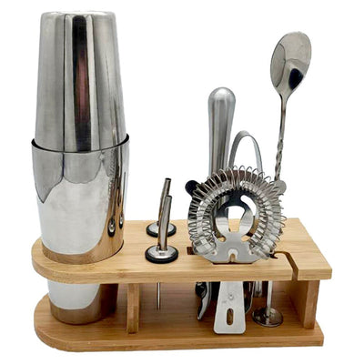 10 Pcs Mixology And Craft Cocktail Shaker Set