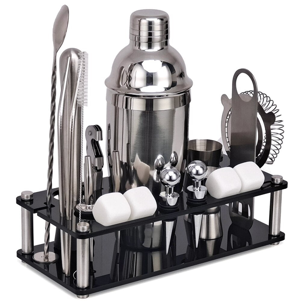 21-Piece Mixology And Craft Cocktail Shaker Set