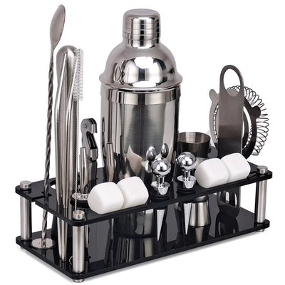 21-Piece Mixology And Craft Cocktail Shaker Set