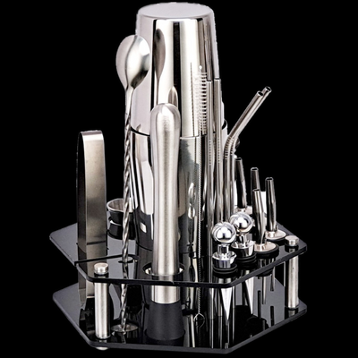 Bartender Kit And Mixology And Craft Cocktail Shaker Set