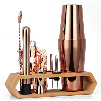 10 Piece Boston Mixology And Craft Cocktail Shaker Set