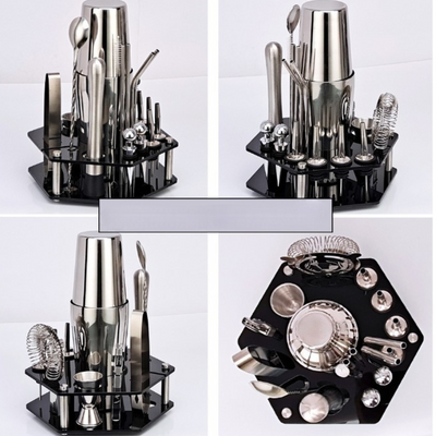 Bartender Kit And Mixology And Craft Cocktail Shaker Set