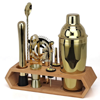 10 Piece Boston Mixology And Craft Cocktail Shaker Set