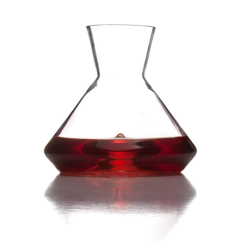 Crystal Wine Decanter Set With Built In Aerator