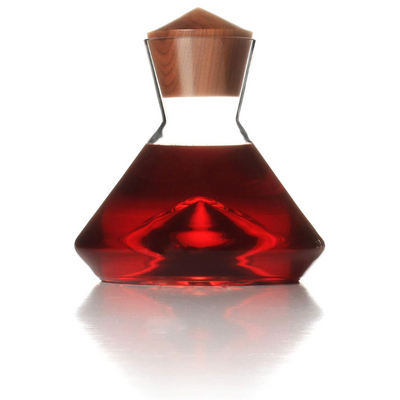 Crystal Wine Decanter Set With Built In Aerator