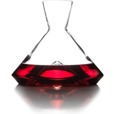 Crystal Wine Decanter Set With Built In Aerator