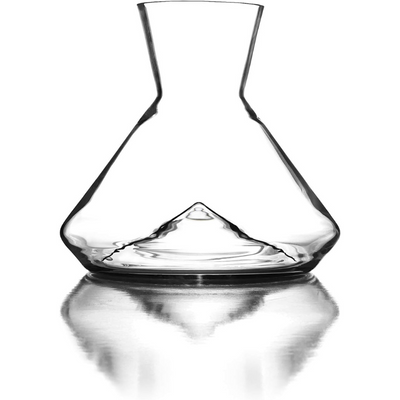 Crystal Wine Decanter Set With Built In Aerator