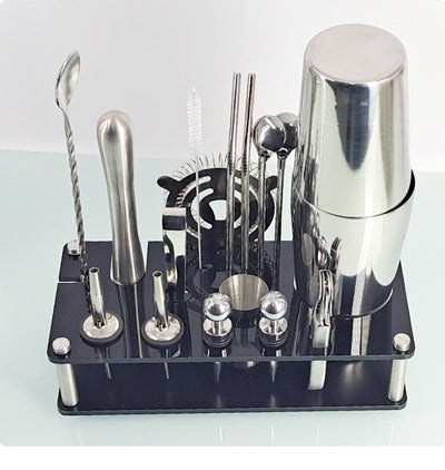 17 Piece Mixology And Craft Cocktail Shaker Set