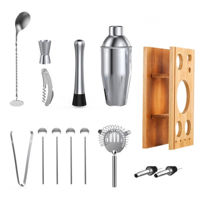 14-Piece Mixology And Craft Cocktail Shaker Set