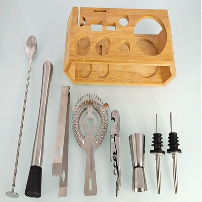 10-Piece Mixology And Craft Cocktail Shaker Set