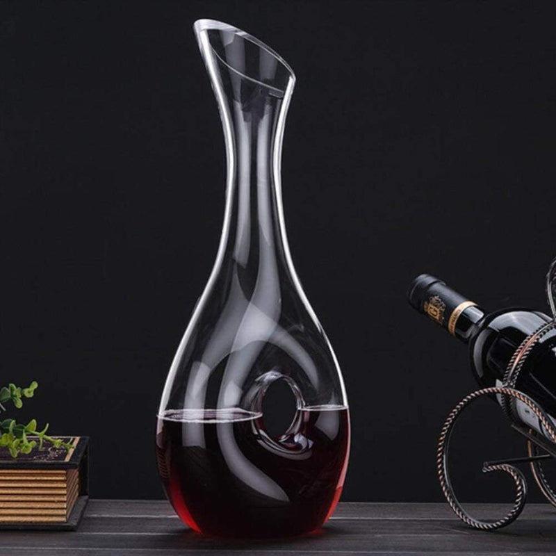 Lead Free Crystal Wine Decanter With Aerator