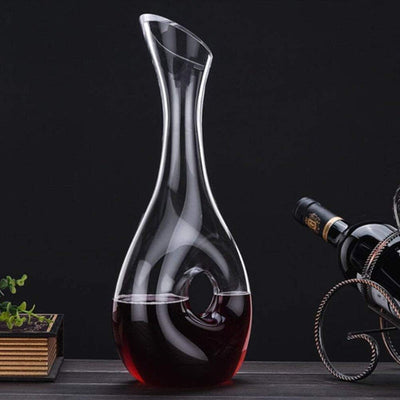 Lead Free Crystal Wine Decanter With Aerator