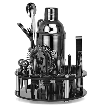 Cocktail Shaker With Rotating Acrylic Stand