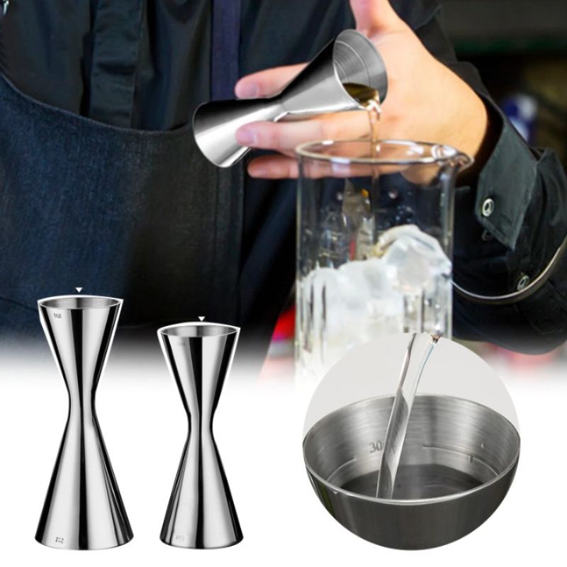 Stainless Steel Cocktail Shaker Jigger