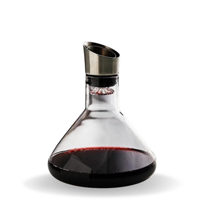 Wine Decanter with Stainless Steel Aerator