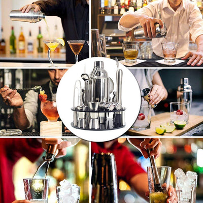 24 Piece Mixology & Craft Cocktail Shaker Set