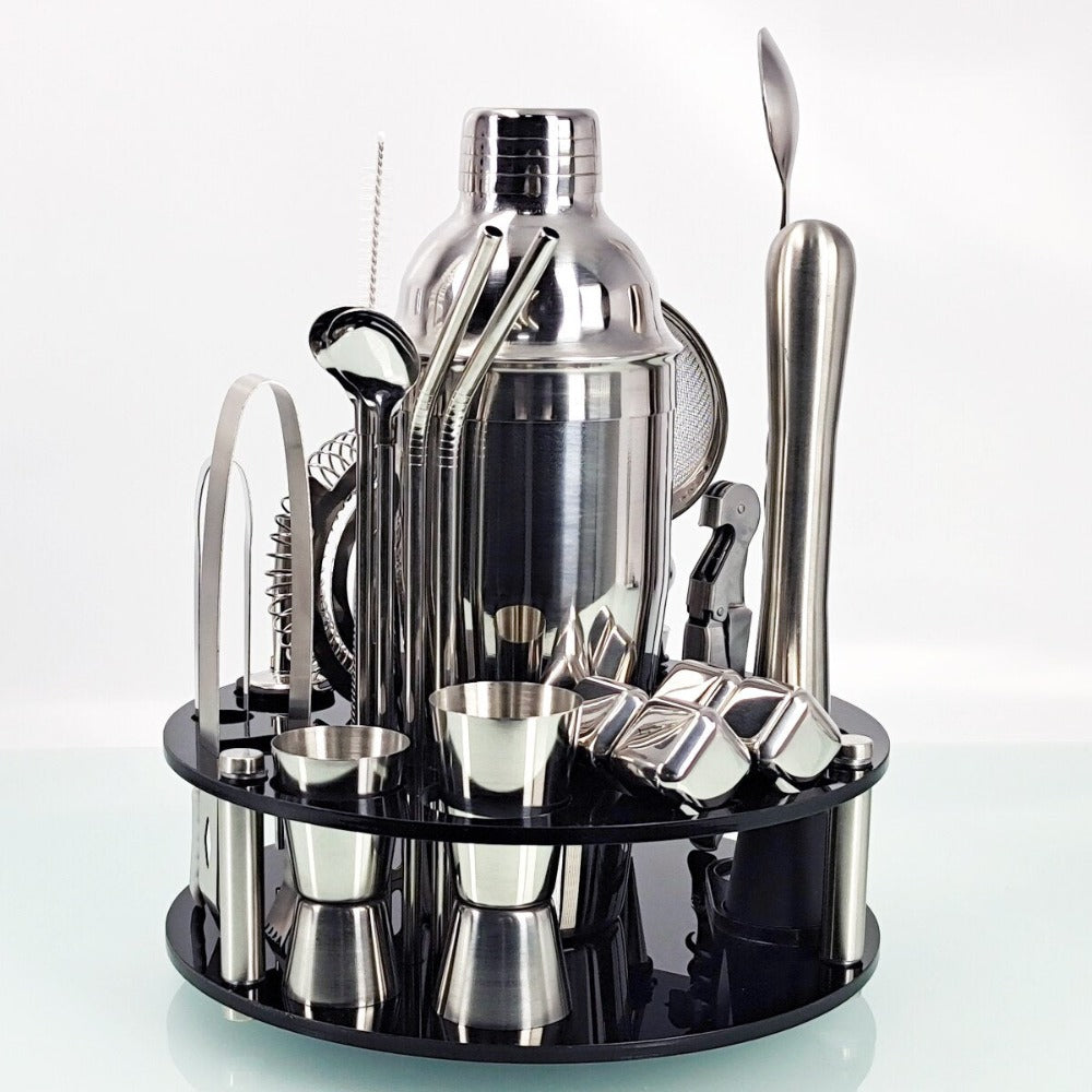 24 Piece Mixology & Craft Cocktail Shaker Set